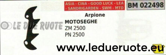 ARPIONE ROSTRO MOTOSEGA ASIA CINA SANDRIGARDEN LEA MTD DA POTA ZM PN 2500