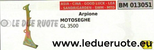 ARPIONE ROSTRO MOTOSEGA ASIA CINA IMPORTAZIONE SANDRIGARDEN LEA MTD GL 3500