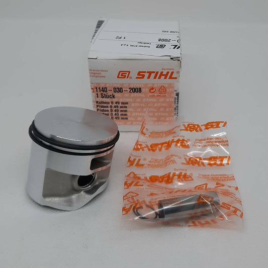 11400302008 PISTONE ORIGINALE MOTOSEGA STIHL MS 391 ⌀ 49mm