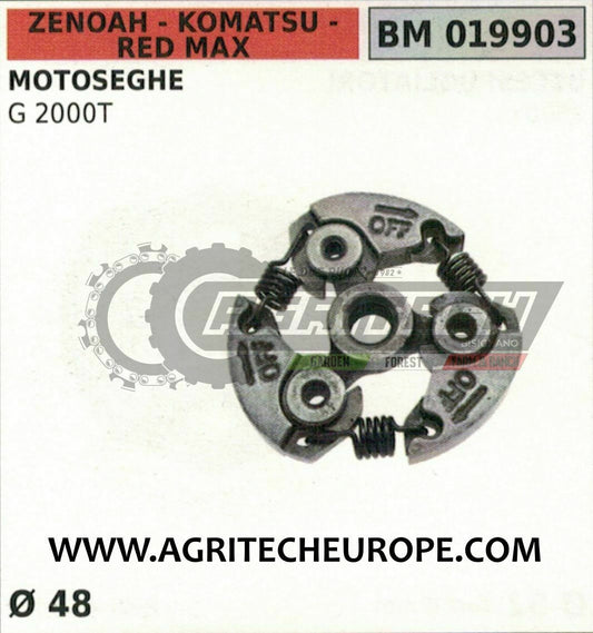 FRIZIONE COMPLETA MOTOSEGA ZENOAH KOMATSU G 2000T Ø48