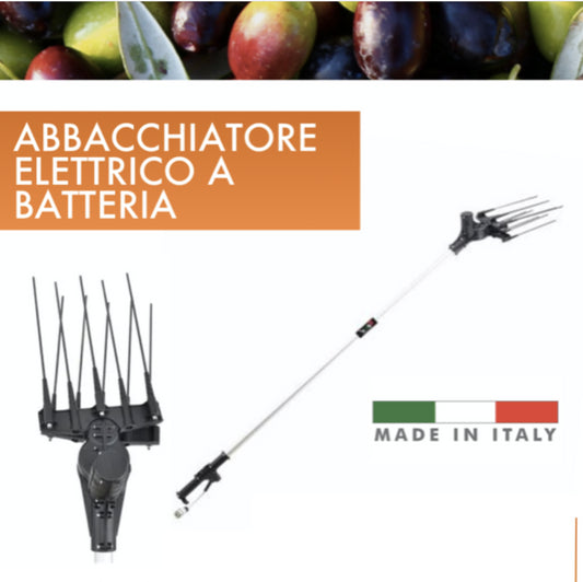 Abbacchiatore olive a batteria BALEX 12V con asta da 210 cm