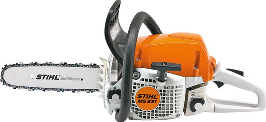 MOTOSEGA SEMI PROFESSIONALE STIHL MS 231 con BARRA 45cm