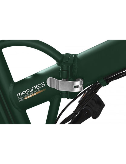 BICI BICICLETTA ELETTRICA FATBIKE RICHIUDIBILE ICONE MARINES GREEN 20"
