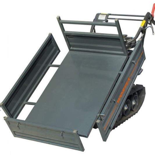 MOTOCARRIOLA CINGOLATA WORTEX SFL 300 MOTORE LONCIN G200 6,5HP 196cc BENZINA 300Kg
