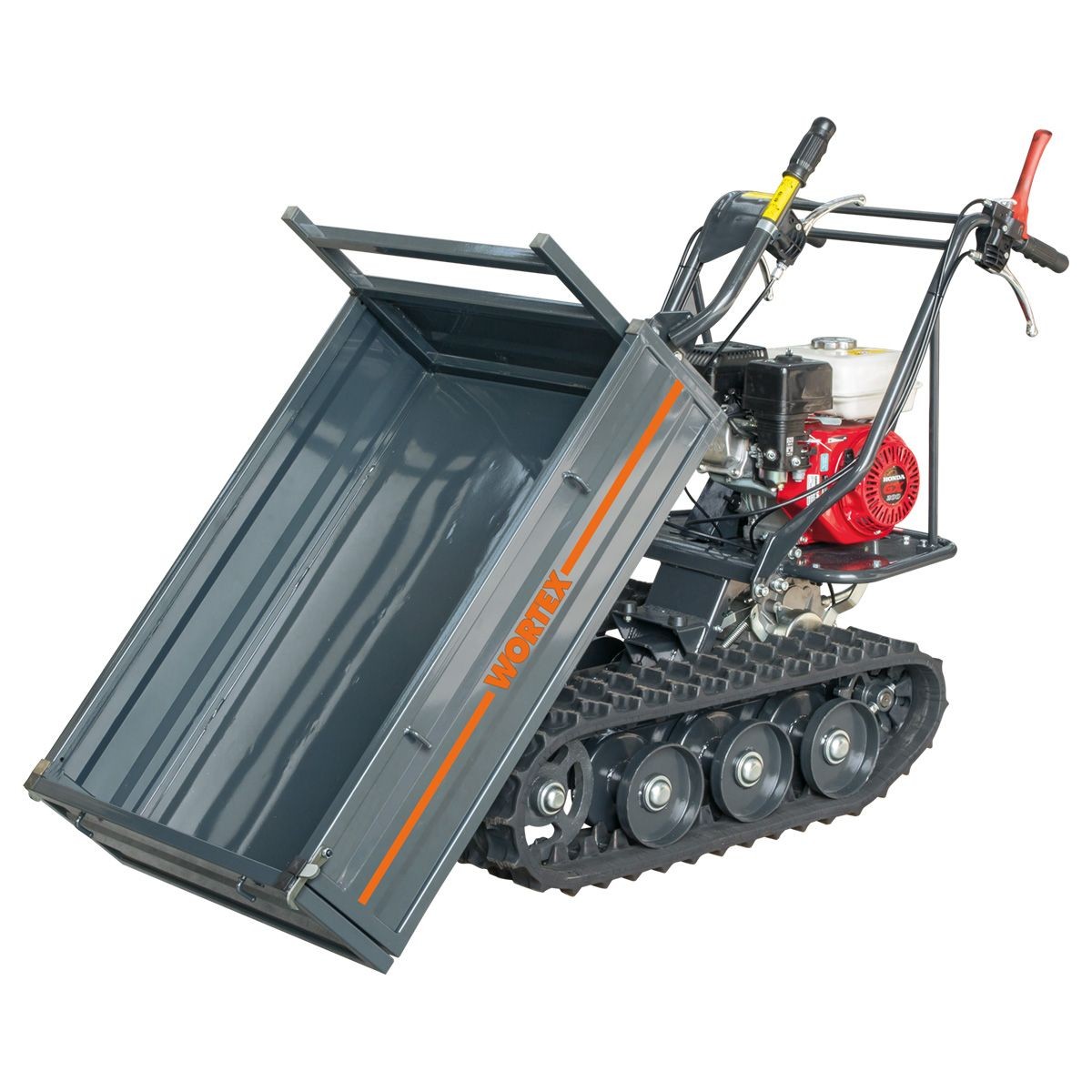 MOTOCARRIOLA CINGOLATA WORTEX SFH 300 MOTORE HONDA GX200 196cc BENZINA