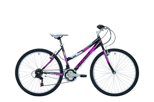 BICI MOUNTAIN BIKE MTB DONNA 26" ATALA SUNRISE NERO/ROSA