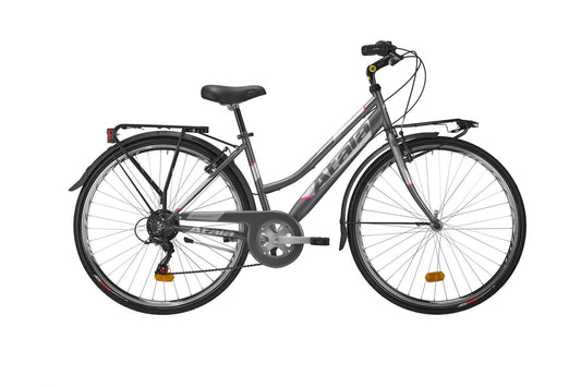 BICI BICICLETTA ATALA BOSTON GRIGIO 28" DONNA CAMBIO SHIMANO 6 VELOCITA' DA CITTA'