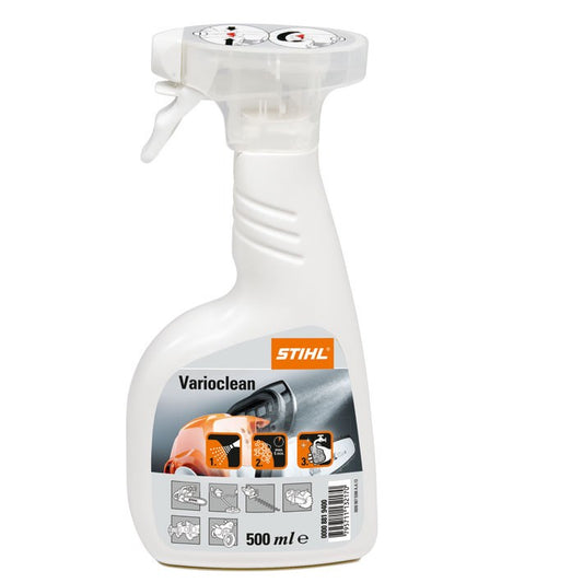 DETERGENTE SGRASSATORE BIODEGRADABILE PER MOTOSEGHE, PLASTICA, METALLO, GOMMA, DECESPUGLIATORI STIHL VARIOCLEAN