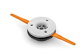 TESTINA FALCIANTE CON LAMELLE IN PLASTICA PER DECESPUGLIATORE STIHL "POLYCUT 28-2"