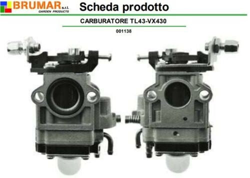 KK23002AA CARBURATORE DECESPUGLIATORE LIDL FLORABEST MULTITOOL 4in1