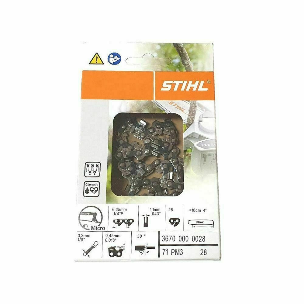 CATENA 1/4" ORIGINALE STIHL PER POTATORE A BATTERIA STIHL GTA 26 MOTOSEGA GIARDINO POTATURA