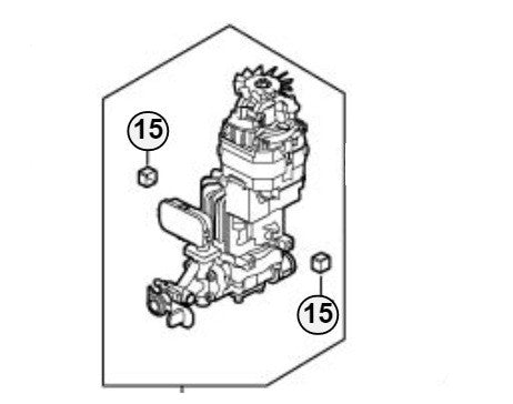RE02 600 0621 GRUPPO POMPA COMPLETO ORIGINALE PER IDROPULITRICE STIHL RE80