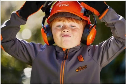 0420 460 0001 CASCO GIOCCATOLO ORIGINALE STIHL PER BAMBINI 3+ idea regalo