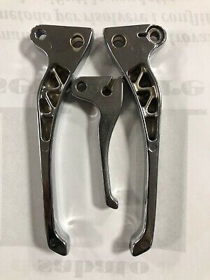 KIT LEVE IN ALLUMINIO dal pieno CROMATO PIAGGIO CIAO SI BRAVO BOXER vintage