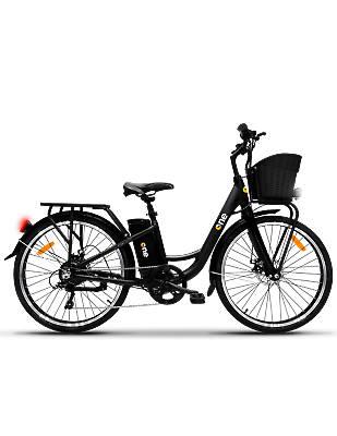 BICI BICICLETTA ELETTRICA DA PASSEGGIO ICONE WAY LIGHT  GREEN 26" TELAIO BASSO
