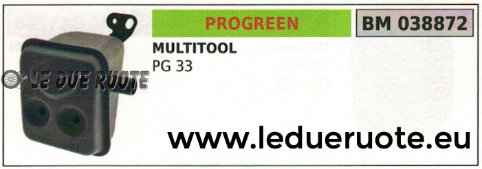 MARMITTA SCARICO MULTITOOL COMBINATO POTATORE DECCESPUGL ATTILA ADG 34C