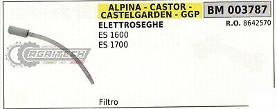 8642570 TUBO CON FILTRO OLIO ELETTROSEGA ALPINA STIGA CASTELGARDEN ES1600 ES1700