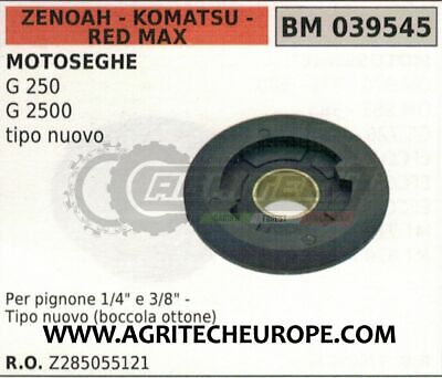 Z285055121 VITE SENZA FINE CHIOCCIOLA POMPA OLIO MOTOSEGA ZENOAH G 250 2500