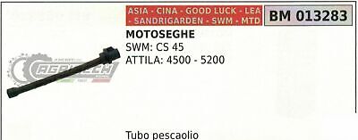 TUBO PER FILTRO OLIO MOTOSEGA CINESE SANDRIGARDEN MTD SWM CS45 ATTILA 4500 5200