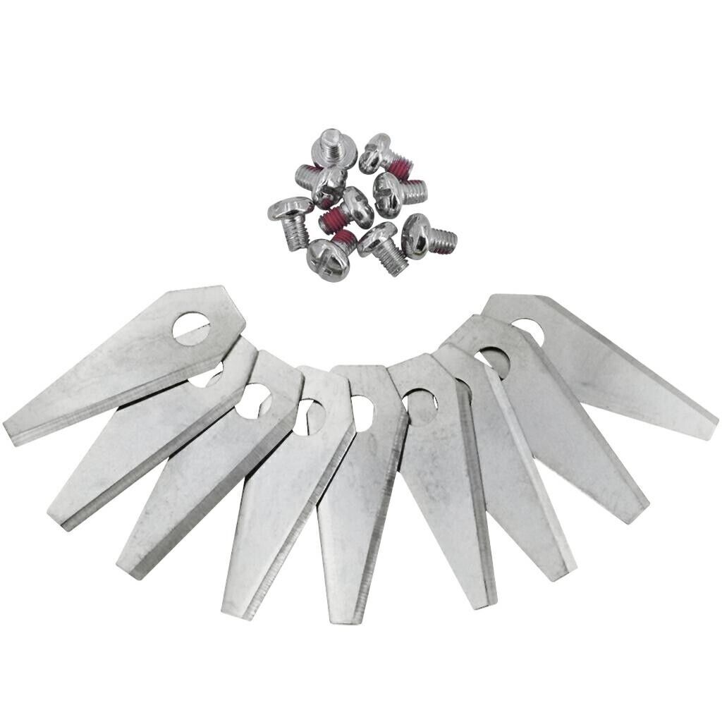 FO16800321 KIT 9 LAME IN ACCIAIO PER ROBOT RASAERBA BOSCH Indego