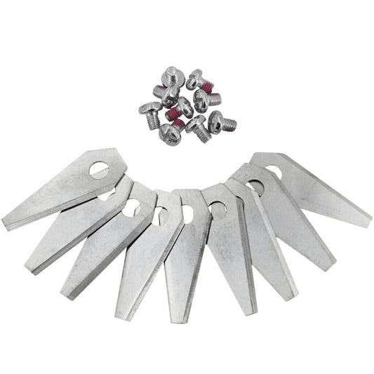 FO16800321 KIT 9 LAME IN ACCIAIO PER ROBOT RASAERBA BOSCH Indego