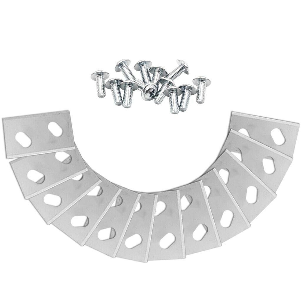 KIT 12 LAME IN ACCIAIO PER ROBOT RASAERBA MTD Robomow RK