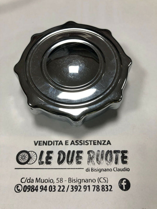 TAPPO SERBATOIO BENZINA CROMATO PER MOTO STORICHE MOTOGUZZI FANTIC GILERA BETA