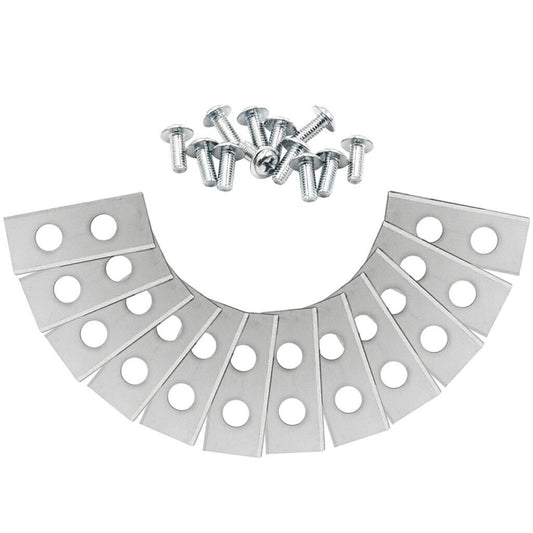 WA0190 KIT 12 LAME IN ACCIAIO PER ROBOT RASAERBA YARDFORCE Landroid M Wr142E