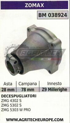 SUPPORTO CAMPANA FRIZIONE COMPLETO DECESPUGLIATORE ZOMAX ZMG 4302 5302 5303