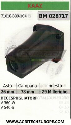71010309104 CARTER CAMPANA FRIZIONE COMPLETO DECESPUGLIATORE KAAZ V360W V540S