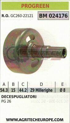GC26022121 CAMPANA FRIZIONE DECESPUGLIATORE PROGREEN GREENCUT PG26 Ø54.3