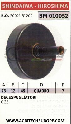 2002131200 CAMPANA FRIZIONE DECESPUGLIATORE SHINDAIWA HIROSHIMA C35 Ø78