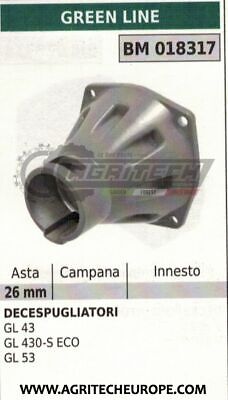 SUPPORTO CAMPANA FRIZIONE NUDO DECESPUGLIATORE GREENLINE GL43 GL430S ECO GL53