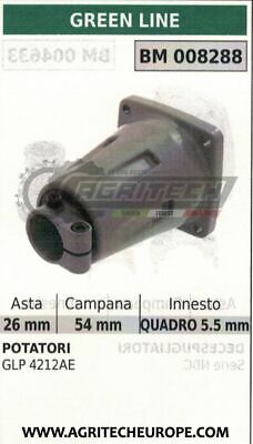 SUPPORTO CAMPANA FRIZIONE COMPLETO POTATORE GREENLINE GLP 4212AE ASTA Ø26