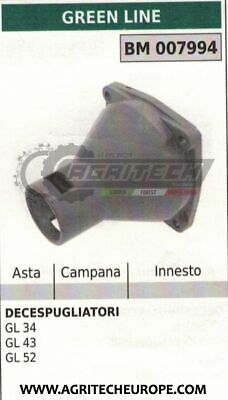 SUPPORTO CAMPANA FRIZIONE NUDO DECESPUGLIATORE GREENLINE GL34 GL43 GL52