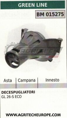 SUPPORTO CAMPANA FRIZIONE NUDO DECESPUGLIATORE GREENLINNE GL26S ECO ASTA Ø26