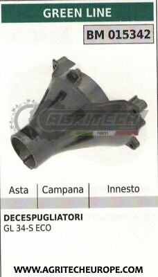 SUPPORTO CAMPANA FRIZIONE NUDO DECESPUGLIATORE GREENLINE GL34S ECO ASTA Ø26