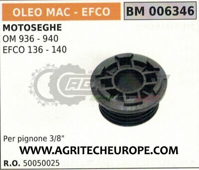 50050025 VITE SENZA FINE CHIOCCIOLA POMPA OLIO MOTOSEGA EFCO 136 140