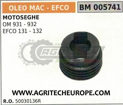 50030136R VITE SENZA FINE CHIOCCIOLA POMPA OLIO MOTOSEGA OLEOMAC 931 932