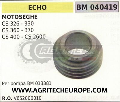 V652000010 VITE SENZA FINE CHIOCCIOLA POMPA OLIO MOTOSEGA ECHO CS326 CS330 CS360