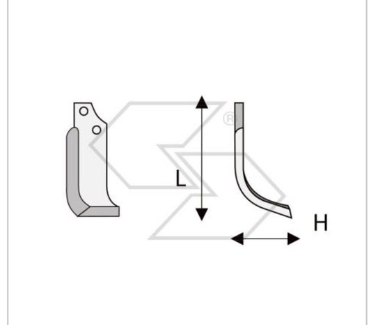 20 x ZAPPETTE ZAPPE FRESA MASCHIO A-E-H H110 L193 PIATTO 70x6 FORI INTER 44