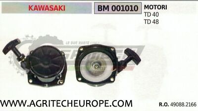 490882166 CARTER AVVIAMENTO COMPLETO MOTORE KAWASAKI TD 40 48