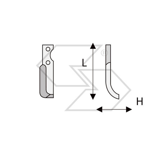 20 x ZAPPETTE MOTOZAPPA MOTOCOLTIVATORE BENASSI CORTA RT 4 H55 L160 Piatto30x6