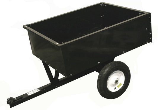 Carrello ribaltabile per trattorino rasaerba in metallo, dimensioni 103x78x32 cm