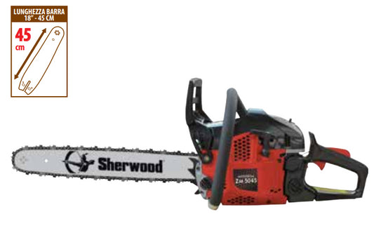 MOTOSEGA SEMIPROFESSIONALE ZOMAX ZM 5045 52cc barra 45cm