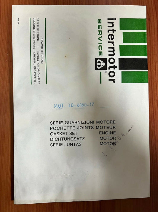 SERIE GUARNIZIONE COMPLETA ORIGINALE MOTORE LOMBARDINI LA 400 490 LA400