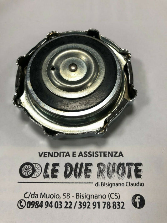 TAPPO SERBATOIO BENZINA CROMATO PER MOTO STORICHE MOTOGUZZI FANTIC GILERA BETA