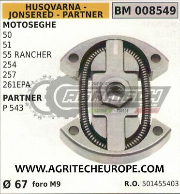 501455403 FRIZIONE COMPLETA MOTOSEGA PARTNER 5500 Professional Ø67mm