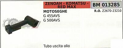 Z267023210 TUBO POMPA OLIO MOTOSEGA ZENOAH KOMATSU REDMAX G455 G500 AVS