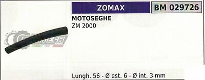 TUBETTO TUBO POMPA OLIO MOTOSEGA ZOMAX ZM 2000